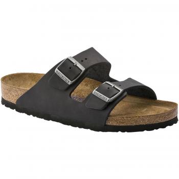 Birkenstock Arizona Men's Black Mules - Casual Slip-On Sandals with Soft Footbed