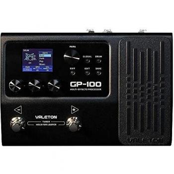 Valeton Pedal de guitarra Procesador multiefectos con modelado de expresión Gabinetes de infrarrojos Simulación Multi idioma Estéreo OTG Interfaz de audio USB GP-100