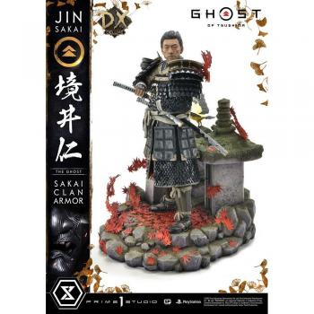 Prime 1 Studio Ghost of Tsushima Estatua 1/4 Sakai Clan Armor Deluxe Bonus Version 60 cm