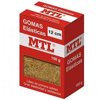 MTL 16369 - Caja gomas elásticas, 1.5 mm x 12 cm