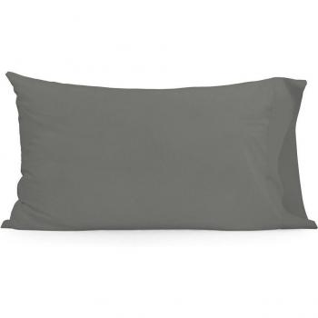 Funda de Almohada Básica en Color Piedra - 100% Algodón, 150 TC - Fabricado en España