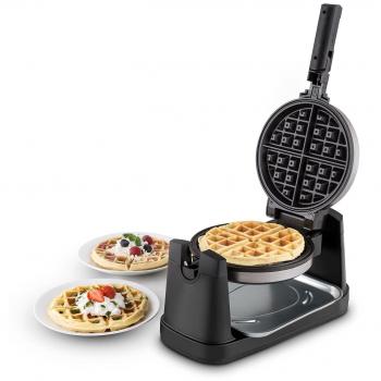 oneConcept Wafflemaster máquina de gofres volteable