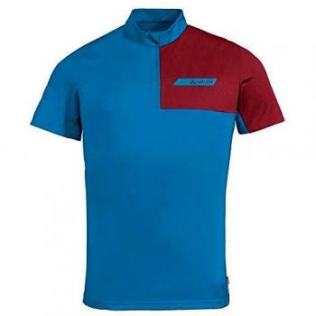 VAUDE Skomer V-Neck T-Shirt Camiseta para Hombre, Icicle, Small