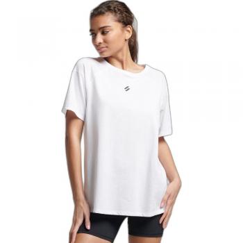 Camiseta de Manga Corta Mujer Superdry Run Blanca L