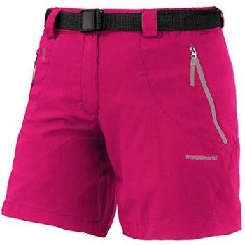 Trangoworld Greska Pant. Corto, Mujer, Rosa, 2XL