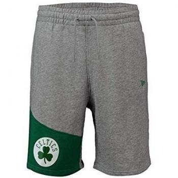 New Era NBA Colour Block Short Boscel Lghkgr Pantalón Corto, Hombre, Grey Med, S