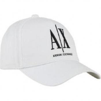 Armani Exchange Baseball Cap Classic Style Black White Male ONE SIZE