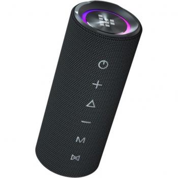 Altavoz Bluetooth Portátil Potente Tronsmart Mirtune C2 30W con Luz LED de Color, 24h de Reproducción, Impermeable IPX7, Sonido Estéreo 360°, Soporte para
