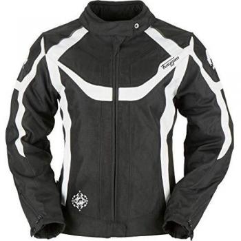 Furygan Mykki Chaqueta, Hombre, Noir-Blanc, XL