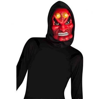 Rubies Disfraz Adulto - Máscara Devil con Capucha