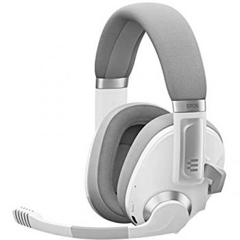 Auriculares Gaming EPOS H3 PRO Hybrid Inalámbricos con Acústica Cerrada, Cancelación de Ruido y Bluetooth - Blancos