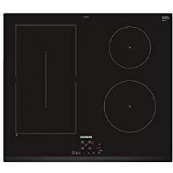 Placa de Inducción Siemens iQ500 ED631BSB5E 60cm Negra con 3 Zonas de Cocción y Control Táctil