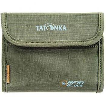 Cartera Monedero tatoka RFID B Verde Verde Oliva Talla:10 x 14 x 2 cm, 0.001 Liter