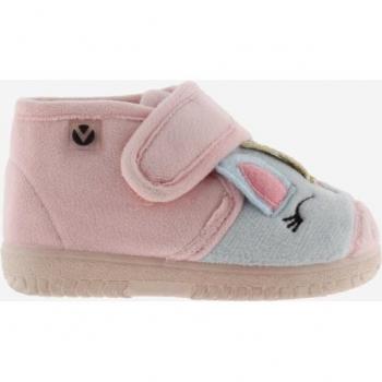 Zapatillas de casa de pelo animalitos para bebés con cierre adherente y suela al tono