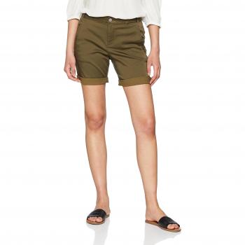 Vila Clothes Vichino Shorts-FAV, Pantalones Cortos para Mujer, Verde