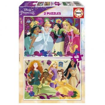 Puzzle Educa Disney Princess 2x48 Piezas FSC-certified