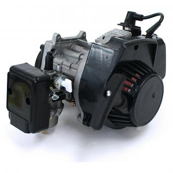 Pocket Bike - Motor de 2 tiempos de 49 c. c. para minimotos, minimotos de cross, miniquads y pit bikes, con carburador y tirador
