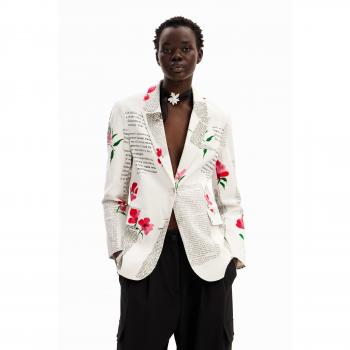 Blazer de mujer Desigual Letters & Flowers