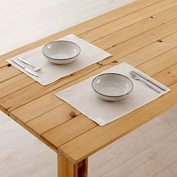 BELUM | Pack de 2 Unidades Mantel Individual 45x35 | Pack de 2 Salvamanteles Individual | Mantel 100% algodón resinado Antimanchas, 300 grs. | Mantel Antimanchas