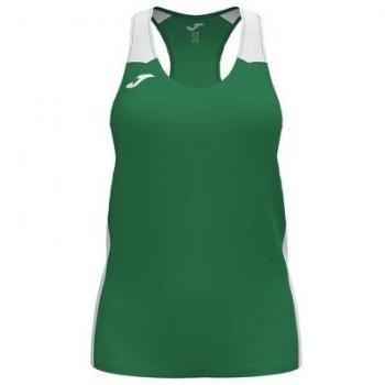 RECORD II TANK TOP GREEN WHITE JOMA