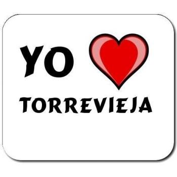 Almohadilla con estampada de Te quiero Torrevieja
