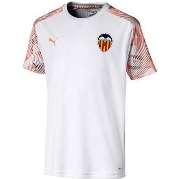Puma Valencia CF Training Jersey Camiseta, Niños, Blanco White/Fizzy Orange, 140