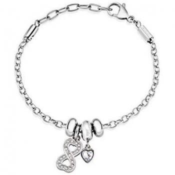 Morellato Drops Infinite Heart Women's Stainless Steel Bracelet SCZ927