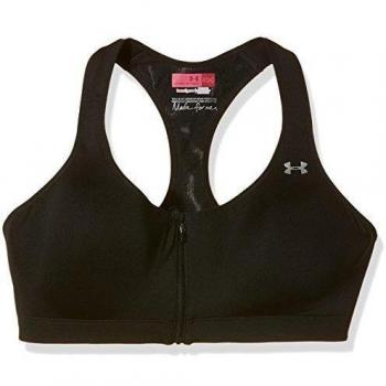Under Armour Bh Bra Protegee D - Sujetador deportivo para mujer, color negro, talla L