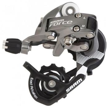 Cambio SRAM Force 10v caja corta carretera, 10 velocidades, diseño ligero y aerodinámico, compatible con grupos SRAM de 10 velocidades