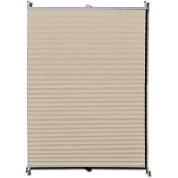 vidaXL Plisé para Ventana Persiana 40x125cm Crema