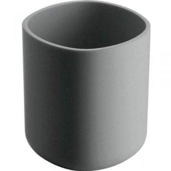 Alessi Birillo PL03 W - Vaso para Cepillos de Dientes de Diseño en PMMA, Blanco