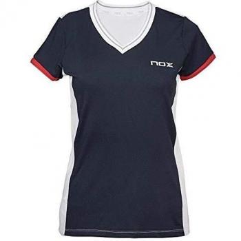 NOX Camiseta Meta 10TH Negro Blanco Mujer