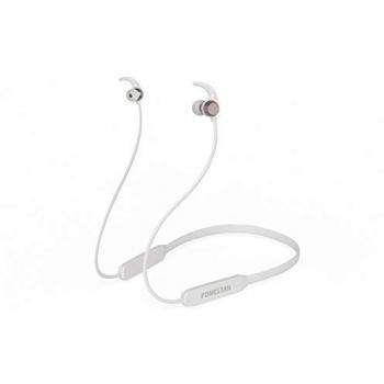 Auriculares Bluetooth Flexibles Neckband Blancos - Resistente al Sudor, Hasta 7 Horas de Autonomía