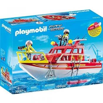 PLAYMOBIL- City Action Figuras y Juegos de contrucción, Color carbón