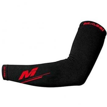 Massi Adur Manguitos, Unisex Adulto, Negro/Rojo, XL