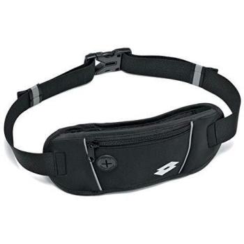 Lotto 4RUN PK6PCS Cinturón para Correr, Unisex Adulto, Negro