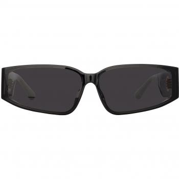 Linda Farrow ALEXIS LFL1465 C1 Men's Black Sunglasses 66mm Stylish Summer Eyewear