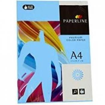Pack 500 Hojas Color Azul Turquesa Tamaño A4 80g