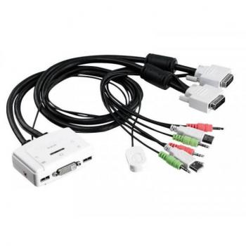 Switch KVM Trendnet TK-214I USB 2.0 X 4 Blanco