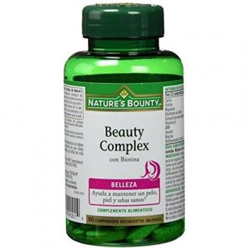 Nature's Bounty Beauty Complex Con Biotina - Comprimidos, One size, Vanilla, 60 Unidad