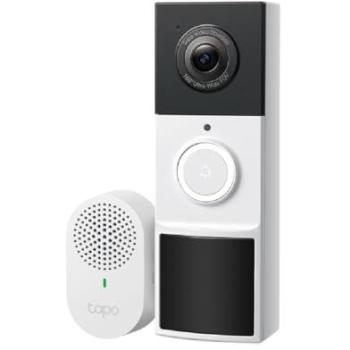 Videoportero TP-Link Tapo TD21 Wi-Fi 2K, IP65, Detección IA, Control por voz, Batería integrada