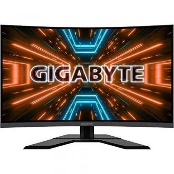 Gigabyte G32QC A 31.5 Quad HD 2560 x 1440 VA LED Gaming Monitor, 1ms Response Time, 350 cd/m² Brightness, Black, 165Hz Refresh Rate, HDMI Ports