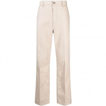 Valentino Men's Cotton Gabardine Pants in Beige | Size 50 | 2V3RBJ608YE