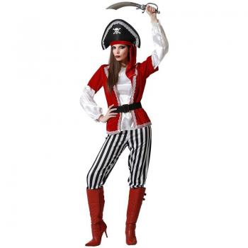 Disfraz de Mujer Adulto Superhéroe Militar para Carnaval Fiesta Teatro Cumpleaños - Incluye diseño de insecto, animales, fantasía, profesiones, país, historia y deporte. Disfraz de Pirata Rayas para