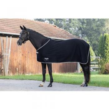 Manta de Equitación Kerbl Economic Azul con Ribete Gris - Tamaño 155 cm