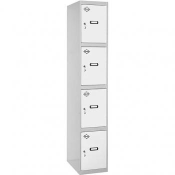 Casillero SIMONLOCKER PROF.MON. 4 PUERTAS 1/4 400 GR/BL - 9B333W1440 - Simon Rack