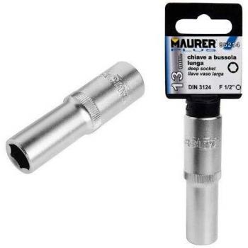 Llave Vaso Maurer 1/2 Hexagonal Larga 19mm.