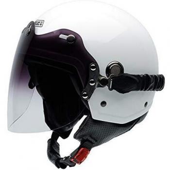 NZI 050326G445 Tonup Visor Black Casco De Moto, Color Negro, Talla 54