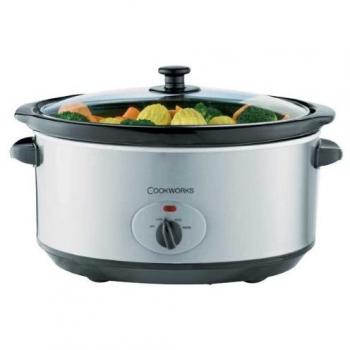 Cookworks Slow Cooker Stainless Steel by Cookworks
