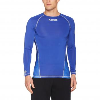 Kempa Attitude Longsleeve Camiseta de Entrenamiento, Hombre, Azul Royal, XXXL